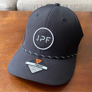 Autographed John Peel Fitness iFit Baseball Cap Black Tri Tech Hat SPF 30